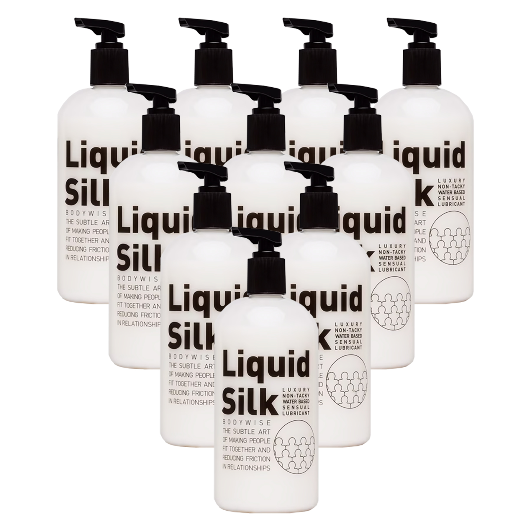 Liquid Silk Personal Lubricant — 500ml Bottle Bulk Packs